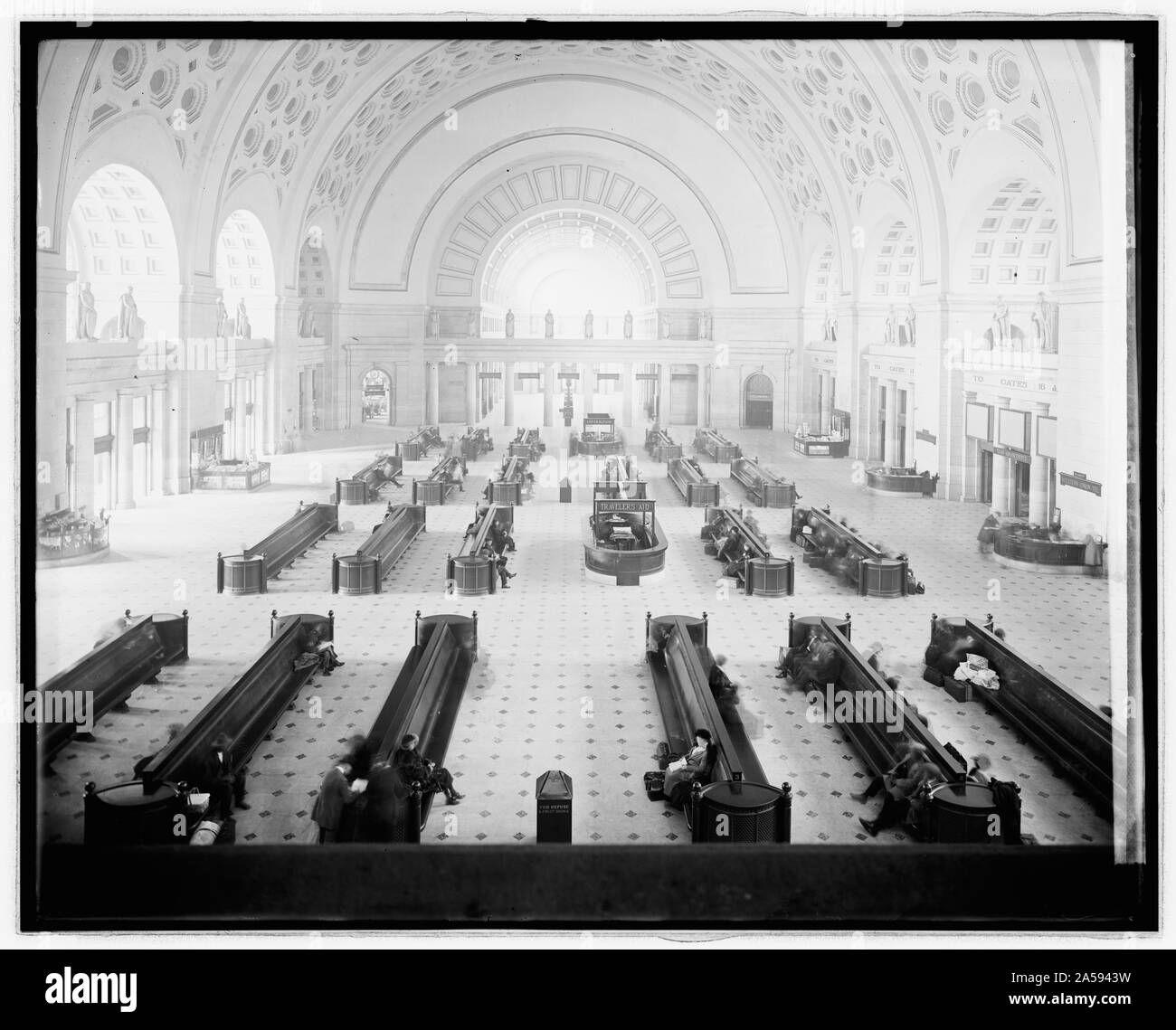 La Union Station, [Washington, D.C.], sala di attesa Foto Stock