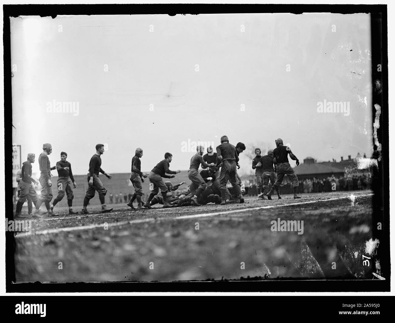 Università della Virginia del gioco del calcio, 1910 Foto Stock