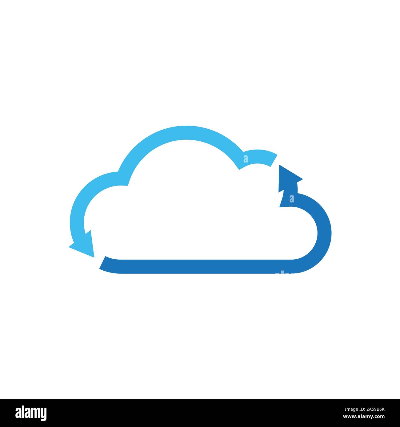 Modello di cloud icona vettore illustration design Illustrazione Vettoriale
