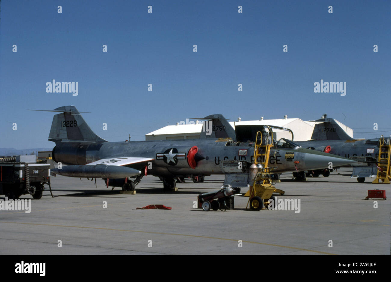 Il USAF / United States Air Force - Deutsche Luftwaffe / Tedesco Air Force - Lockheed F-104G Starfighter Foto Stock