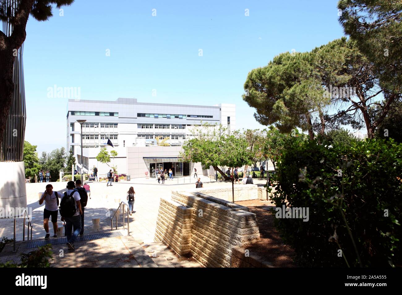 HAIFA, Israele - 23 Maggio 2019: facoltà edificio nel "Technion" - Istituto Israeliano di Tecnologia che è considerato essere uno dei leader di academic Foto Stock