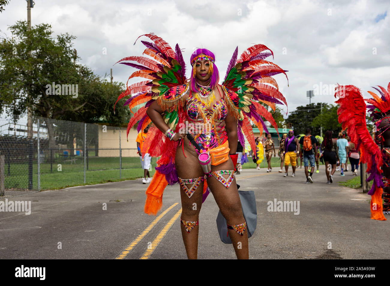 Il carnevale di Miami 2019; Miami Dade County e Expo, Miami, Florida Foto Stock