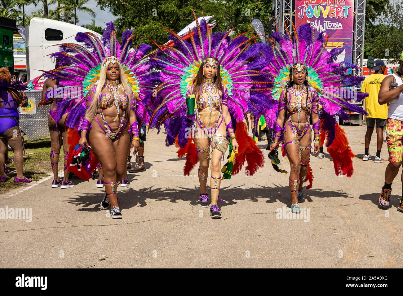 Il carnevale di Miami 2019; Miami Dade County e Expo, Miami, Florida Foto Stock