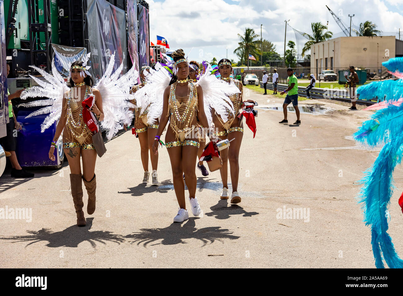 Il carnevale di Miami 2019; Miami Dade County e Expo, Miami, Florida Foto Stock