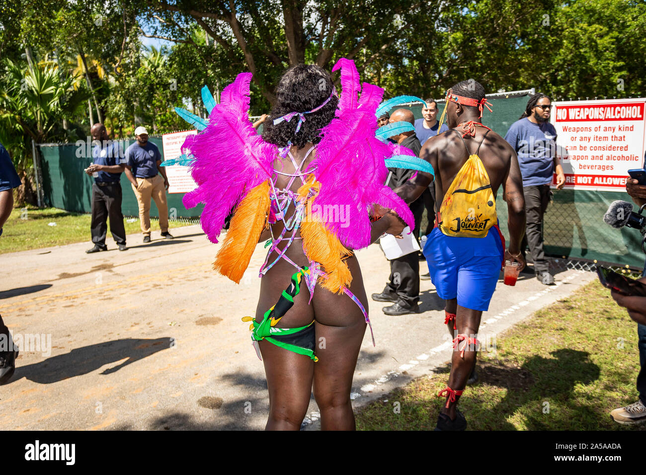 Il carnevale di Miami 2019; Miami Dade County e Expo, Miami, Florida Foto Stock