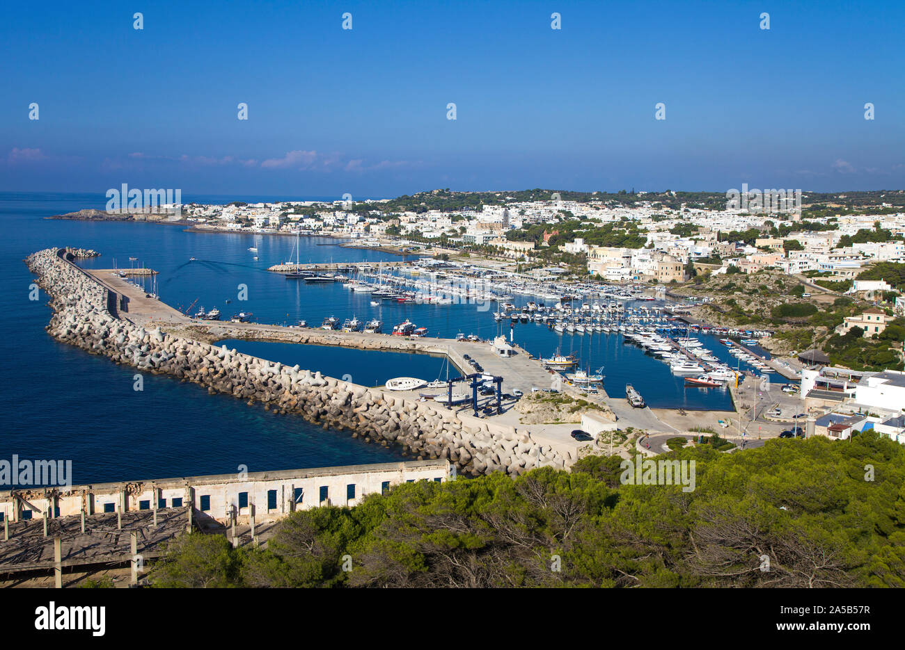 Santa Maria di Leuca, Castrignano del Capo, Lecce, Puglia, Italia Foto Stock