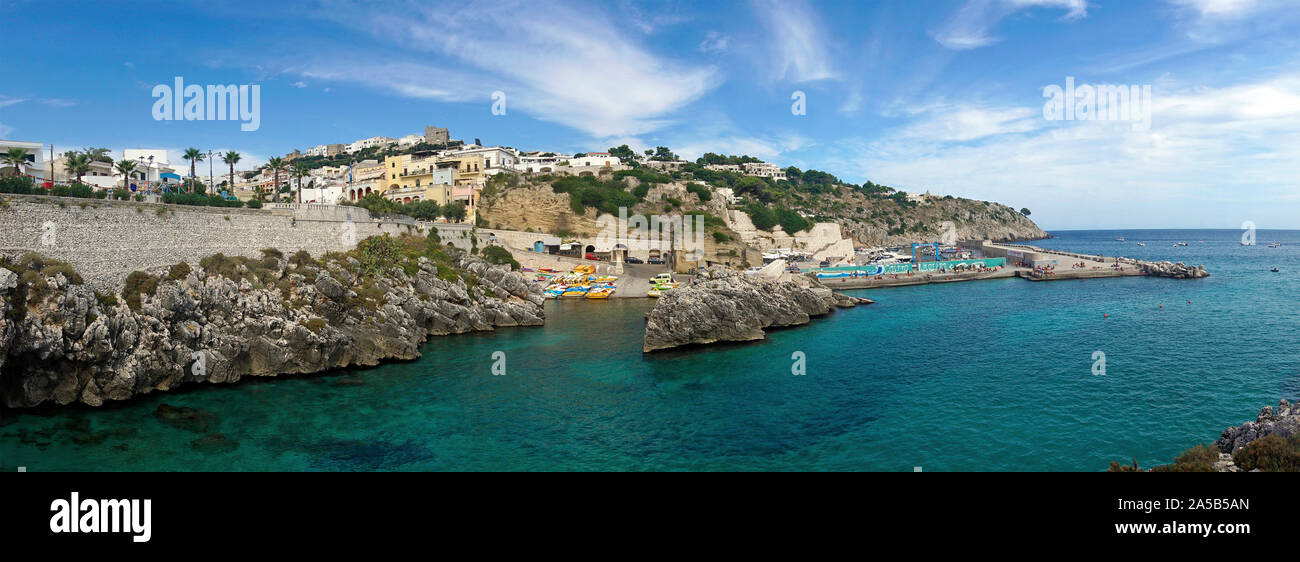 Il villaggio di Castro, Lecce, Puglia, Italia Foto Stock