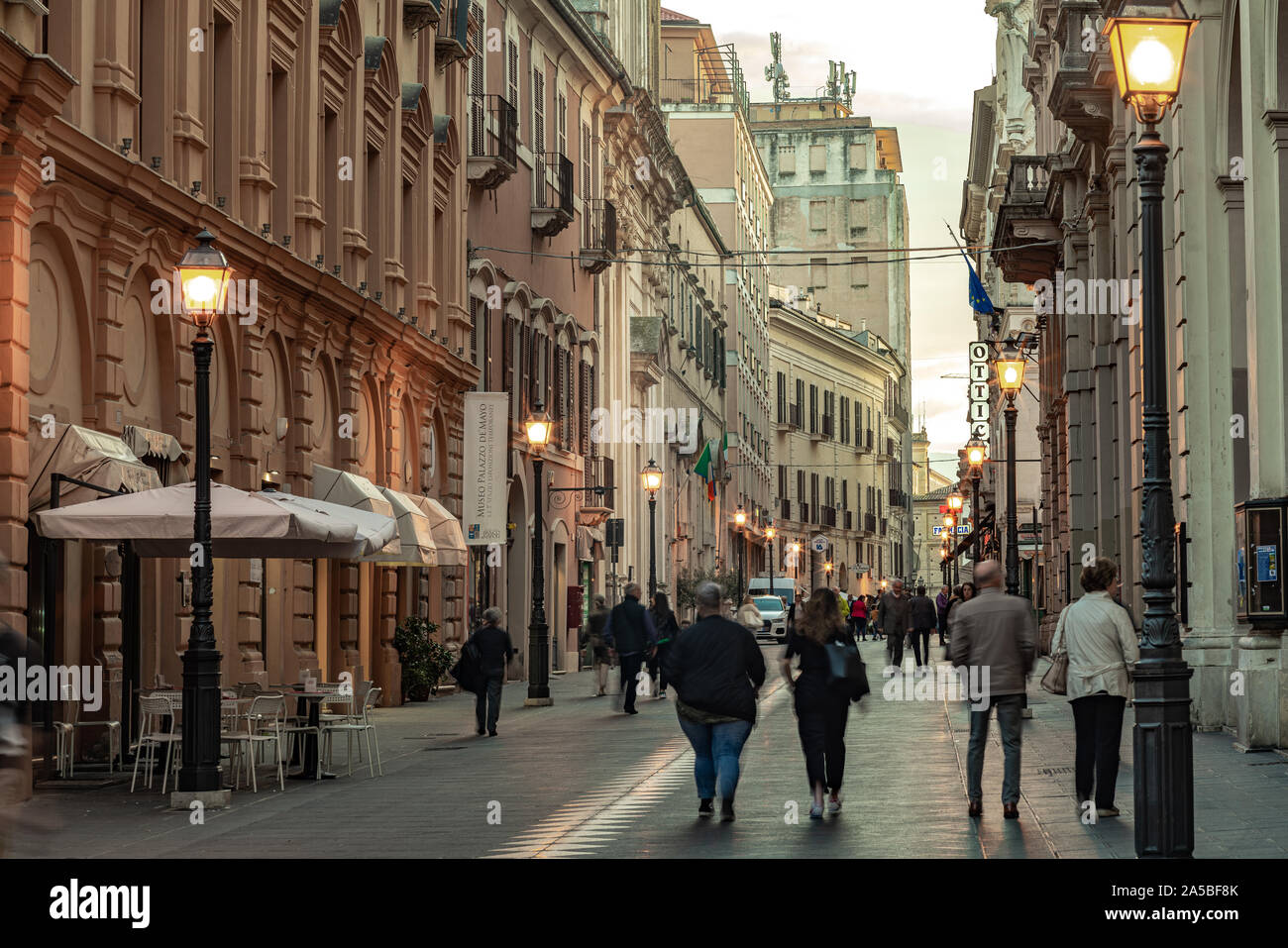 Corso Marrucino, Chieti Foto Stock