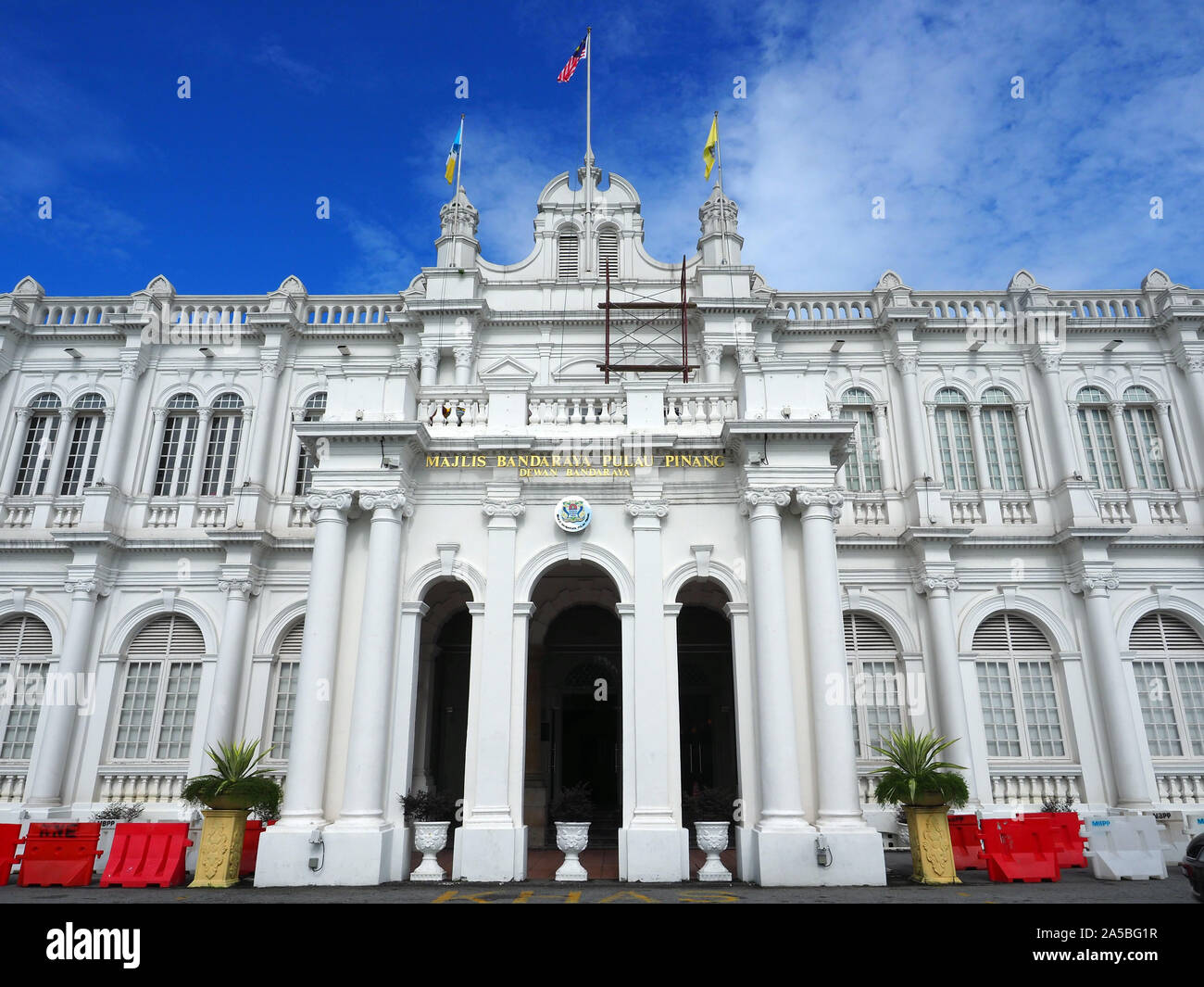 Penang edificio del Consiglio George Town, Penang, Malaysia. Foto Stock