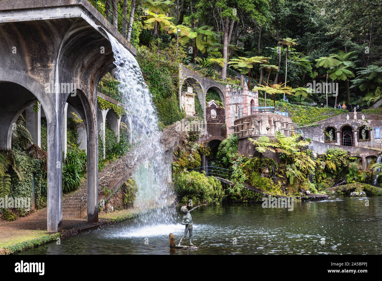 Monte Palace Tropical Garden, Funchal, Madeira, Portogallo Foto Stock