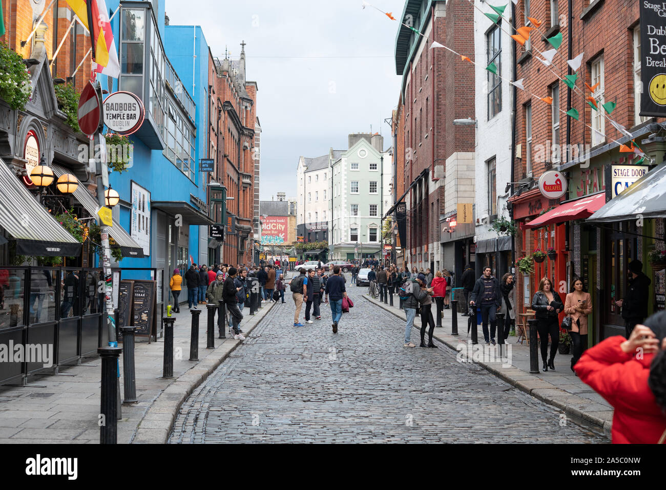 Temple Bar, Dublino, Irlanda. Foto Stock