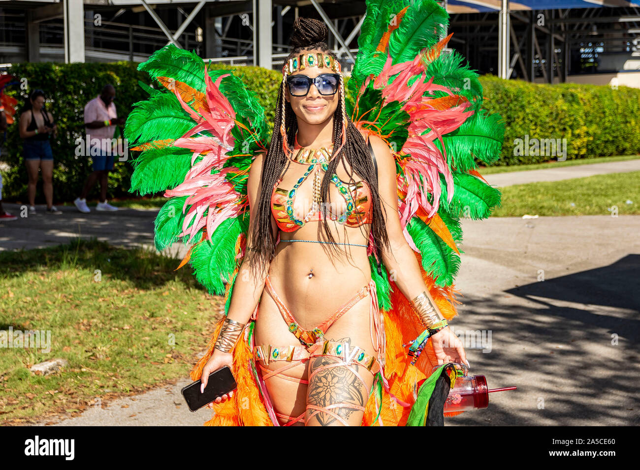 Il carnevale di Miami; data di Miami County motivi, 13 Ottobre 2019 Foto Stock