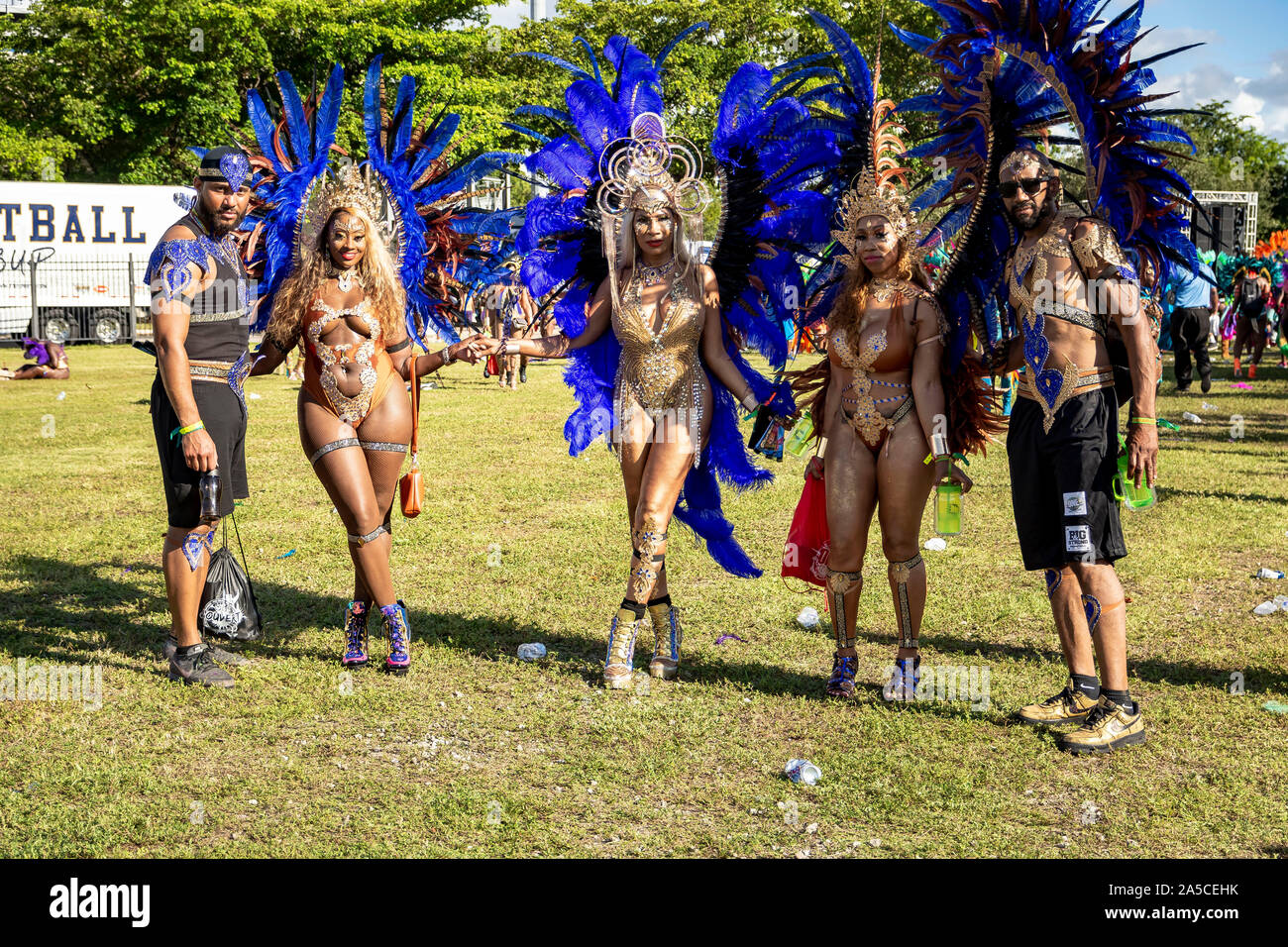 Il carnevale di Miami; data di Miami County motivi, 13 Ottobre 2019 Foto Stock