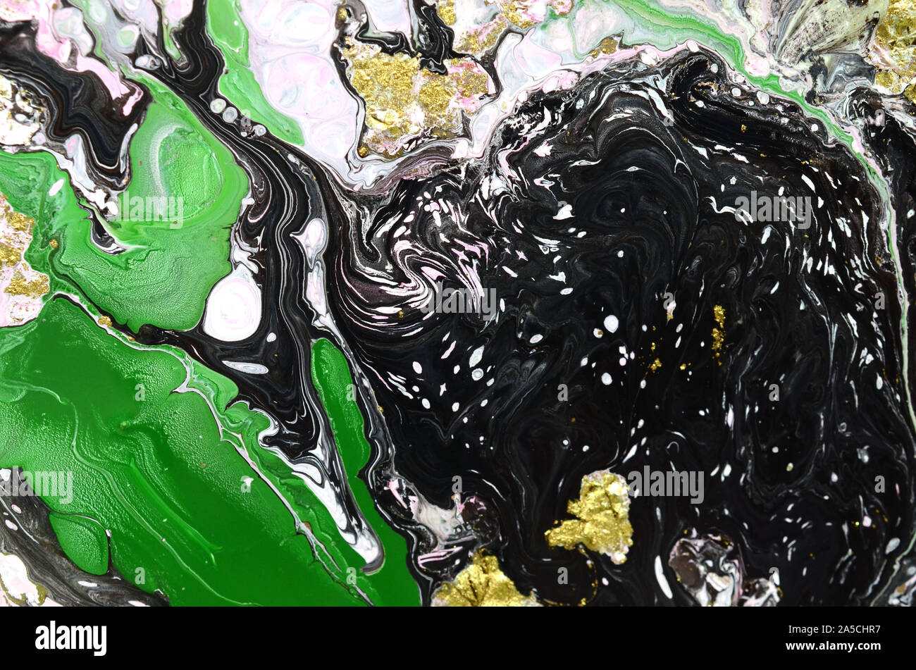 Abstract impasto moderno dipinto frammento coltello tavolozza olio su tela. background artistico Foto Stock