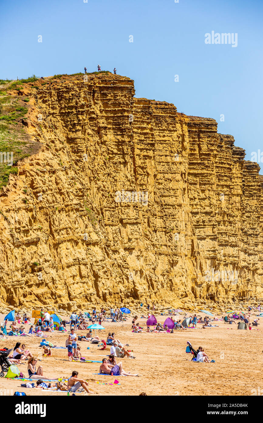 Area delle riprese di Poldark, porto di Bridport e Inlet a Bridport, West Bay, Dorset Foto Stock