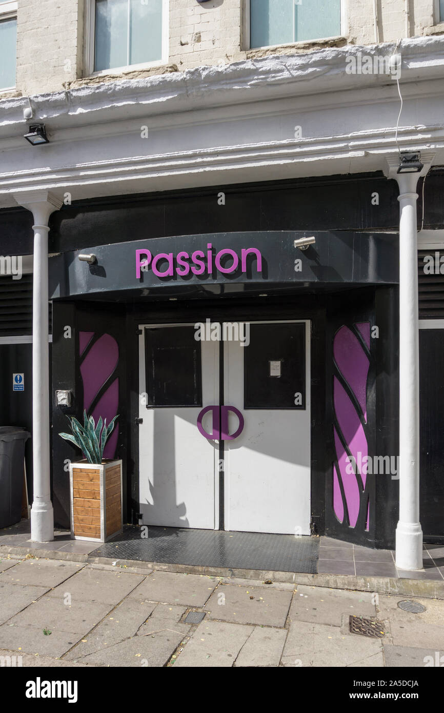 Passione nightclub, Northampton, Regno Unito Foto Stock