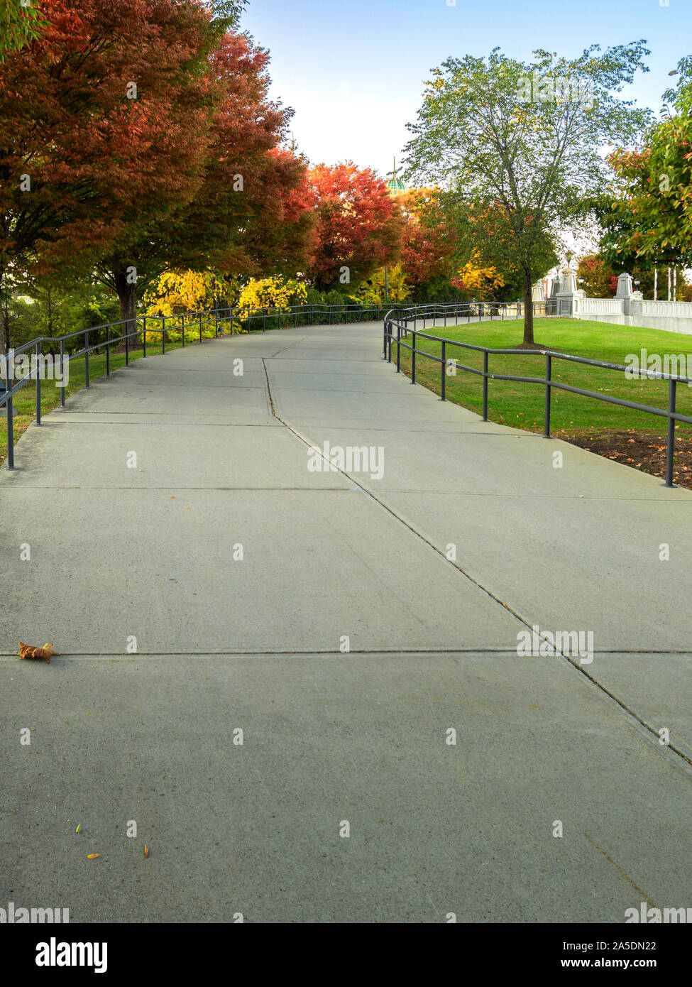 Paesaggio di autunno scena in Jennings sbarchi Park Foto Stock
