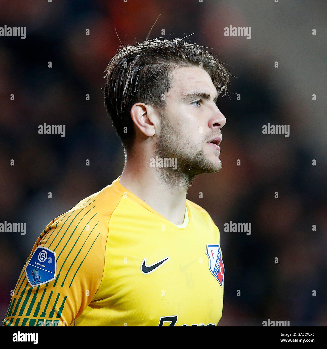 Utrecht, Paesi Bassi. Xix oct, 2019. UTRECHT, 19-10-2019, Stadio Galgenwaard, stagione 2019/2020, olandese Eredivisie, FC Utrecht portiere Maarten Paes durante la partita FC Utrecht - PSV. Credito: Pro scatti/Alamy Live News Foto Stock