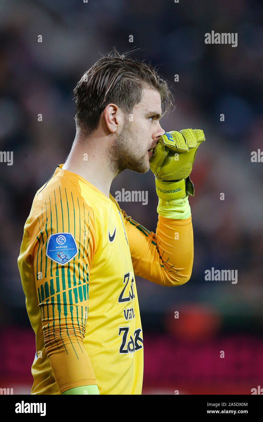 Utrecht, Paesi Bassi. Xix oct, 2019. UTRECHT, 19-10-2019, Stadio Galgenwaard, stagione 2019/2020, olandese Eredivisie FC Utrecht portiere Maarten Paes durante la partita FC Utrecht - PSV. Credito: Pro scatti/Alamy Live News Foto Stock