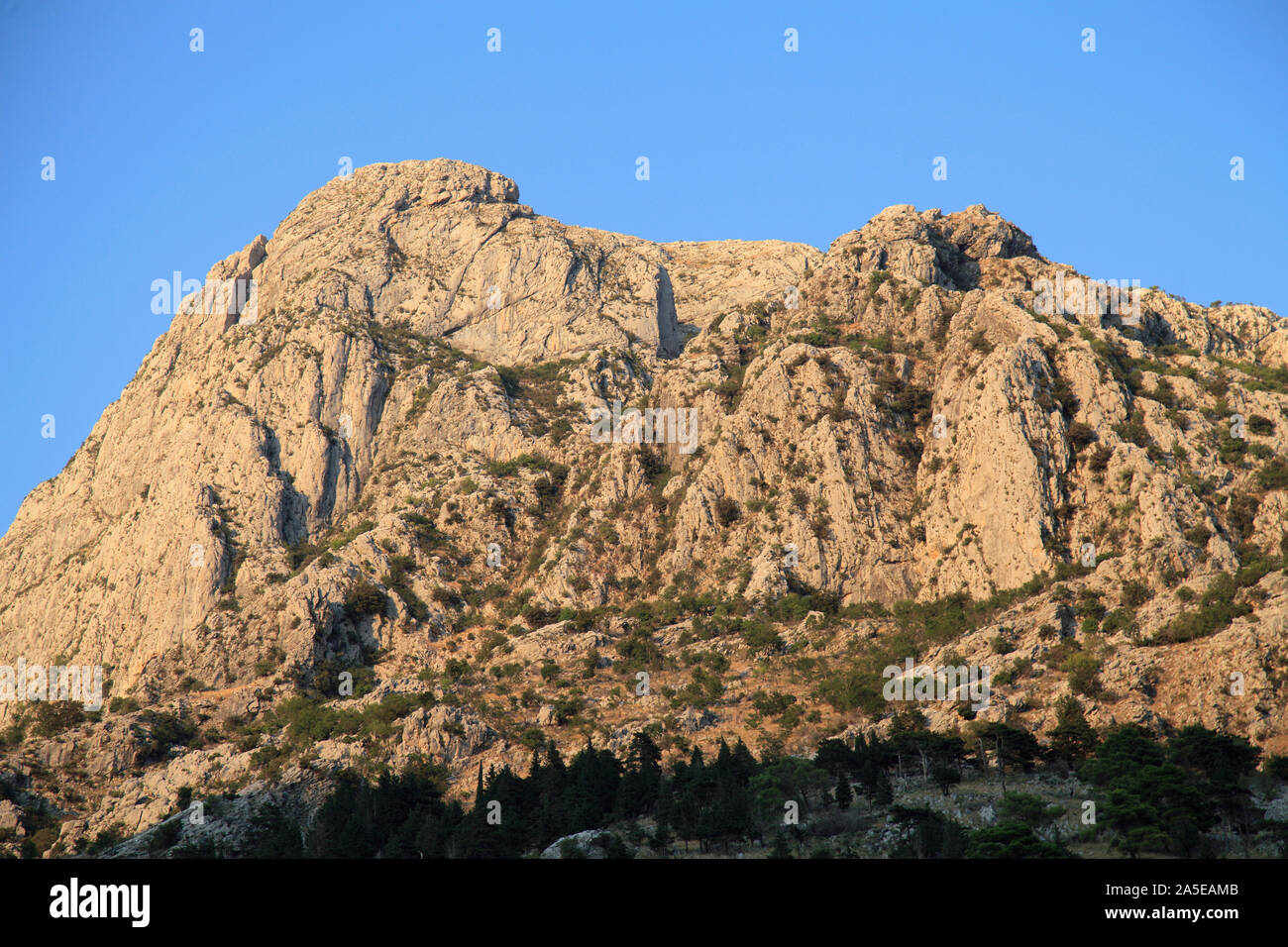 Montenegro Cattaro, montagne, paesaggio, paesaggio, Foto Stock