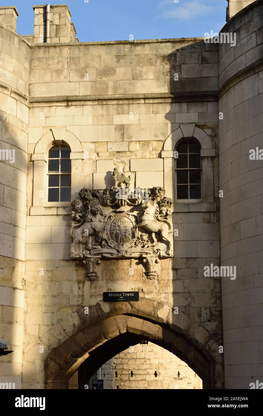 La Torre di Londra, Londra Inghilterra REGNO UNITO Foto Stock