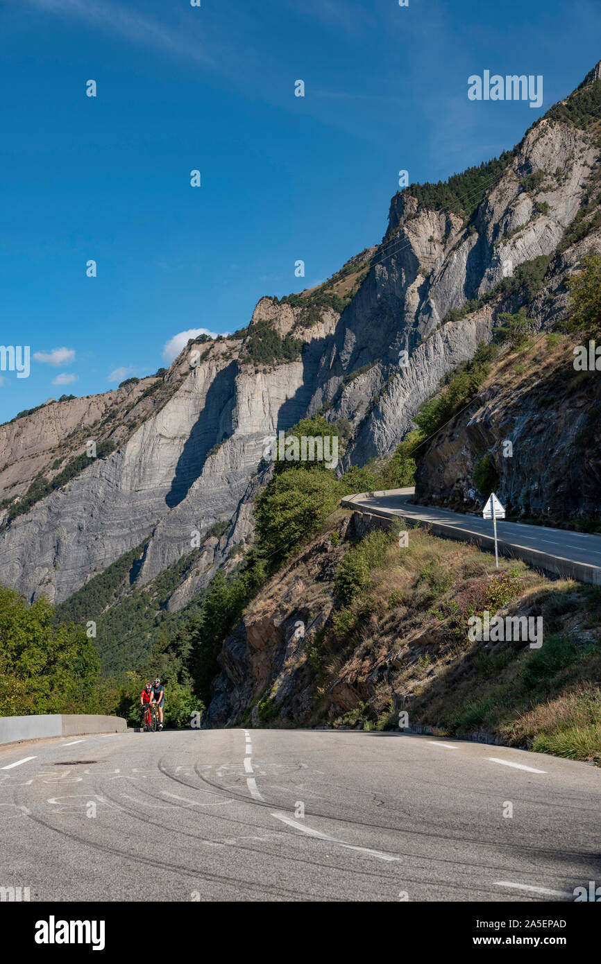 Alpe d'Huez, Francia. Foto Stock