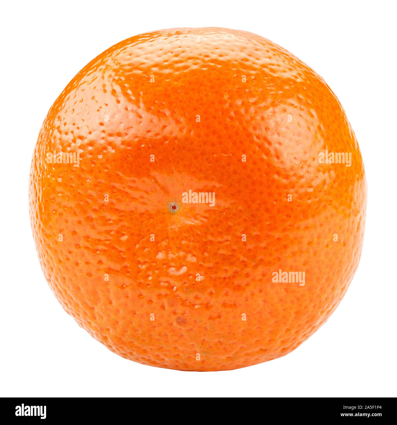 Mandarino frutto isolato su uno sfondo bianco. Il file contiene il tracciato di ritaglio Foto Stock