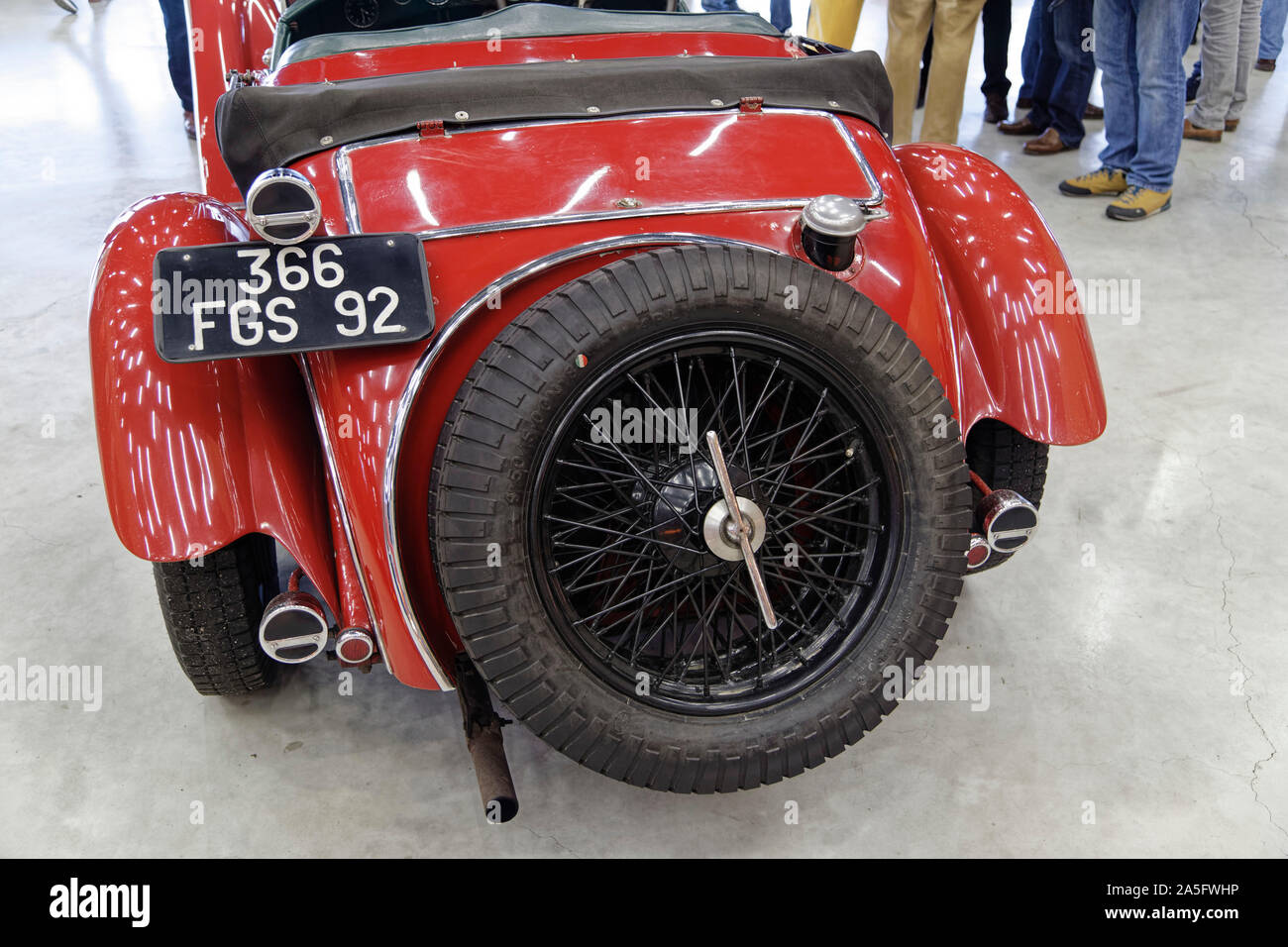 Linas-Montlhéry, Francia. Xix oct, 2019. Autodromo di Incontro italiano 2019 sul mitico circuito di Linas-Montlhéry in Linas-Montlhéry, Francia. Foto Stock