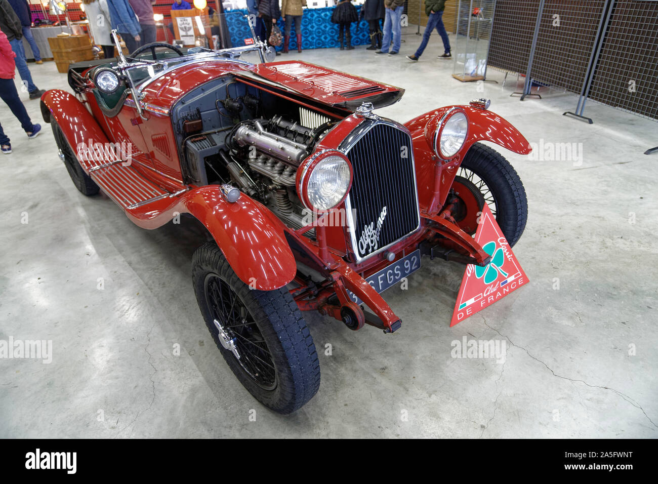 Linas-Montlhéry, Francia. Xix oct, 2019. Autodromo di Incontro italiano 2019 sul mitico circuito di Linas-Montlhéry in Linas-Montlhéry, Francia. Foto Stock