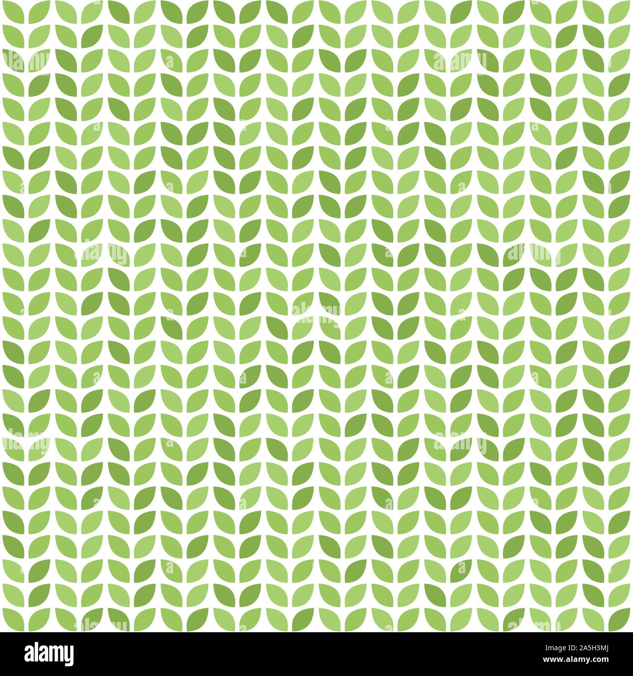 Vettore di Seamless pattern con foglie verdi Illustrazione Vettoriale