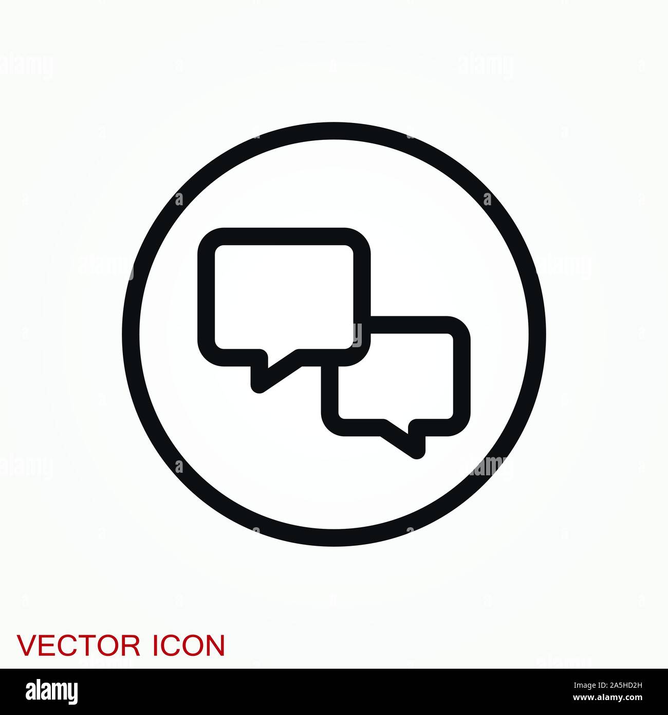 Icone dei vettori di comunicazione Illustrazione Vettoriale