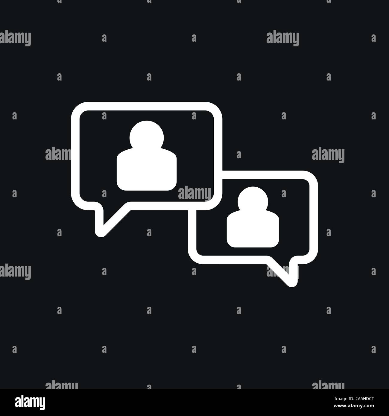 Icone dei vettori di comunicazione Illustrazione Vettoriale