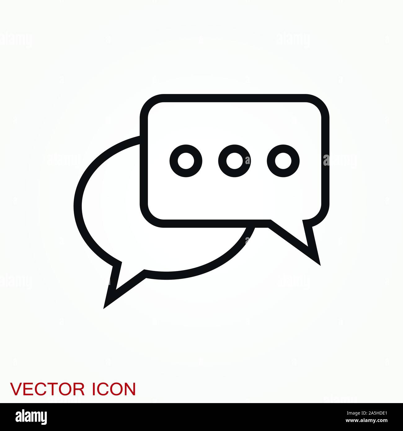 Icone dei vettori di comunicazione Illustrazione Vettoriale