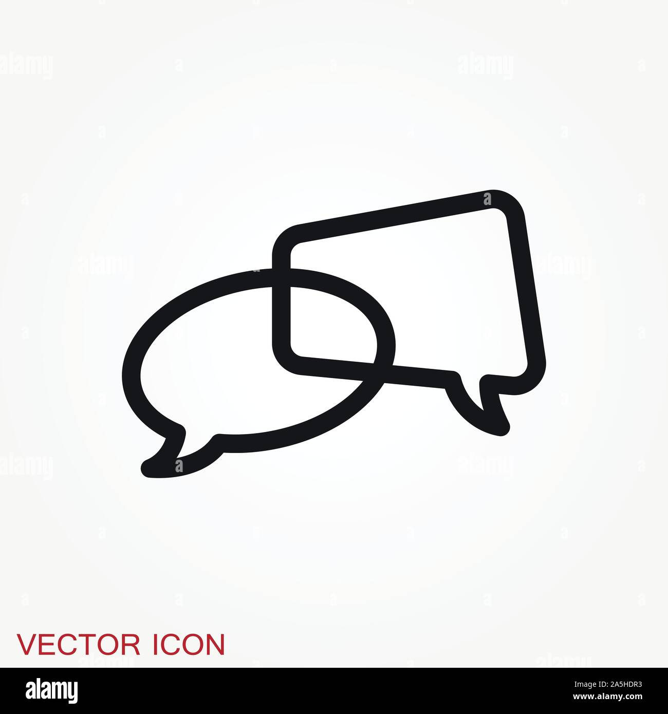 Icone dei vettori di comunicazione Illustrazione Vettoriale