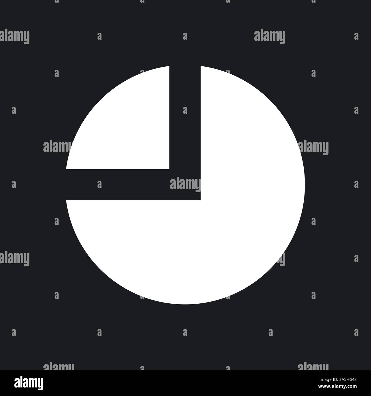 Grafico e icona diagramma. Analisi e simboli aziendali. Illustrazione Vettoriale