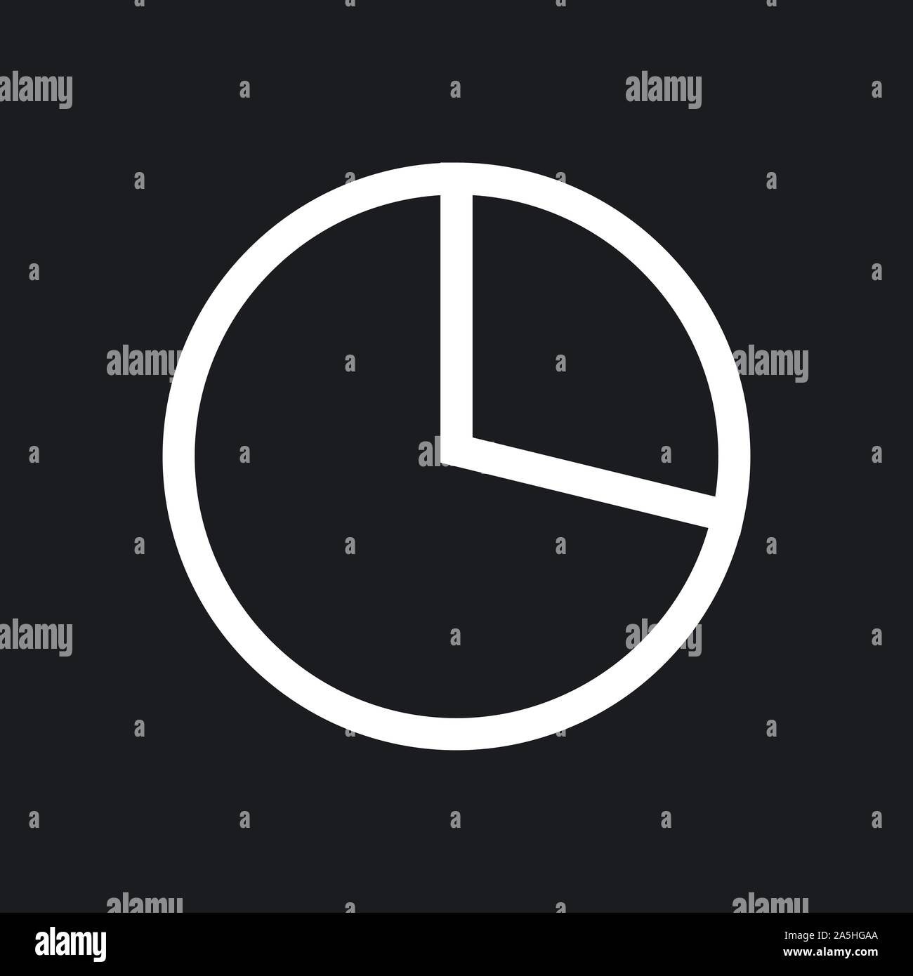 Grafico e icona diagramma. Analisi e simboli aziendali. Illustrazione Vettoriale