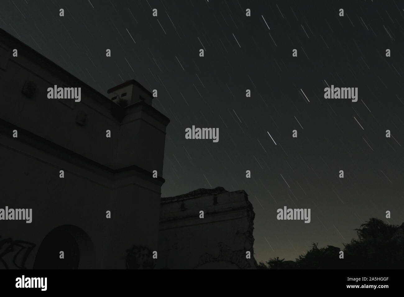 Via Lattea e stelle Foto Stock