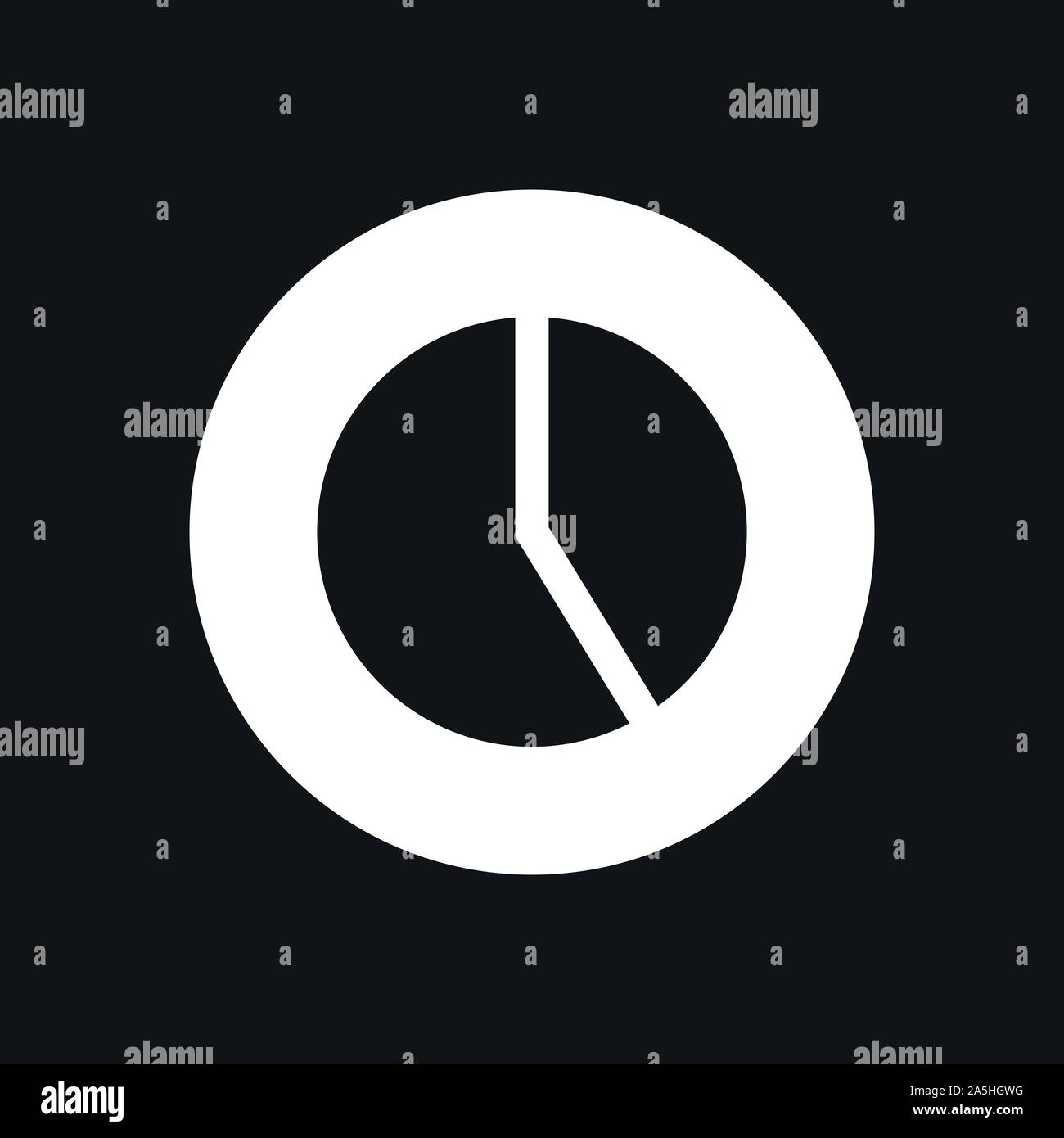 Grafico e icona diagramma. Analisi e simboli aziendali. Illustrazione Vettoriale