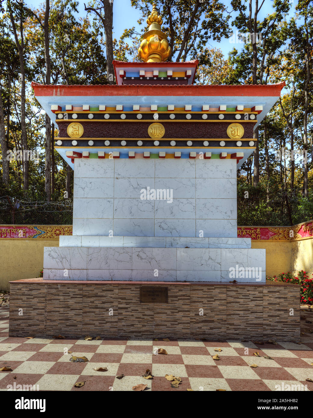 Architettura del buddismo in India Foto Stock