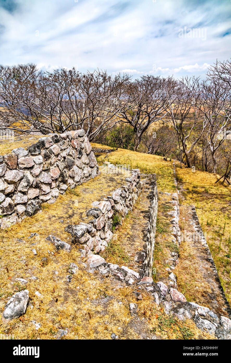 Xochicalco sito archeologico in Messico Foto Stock