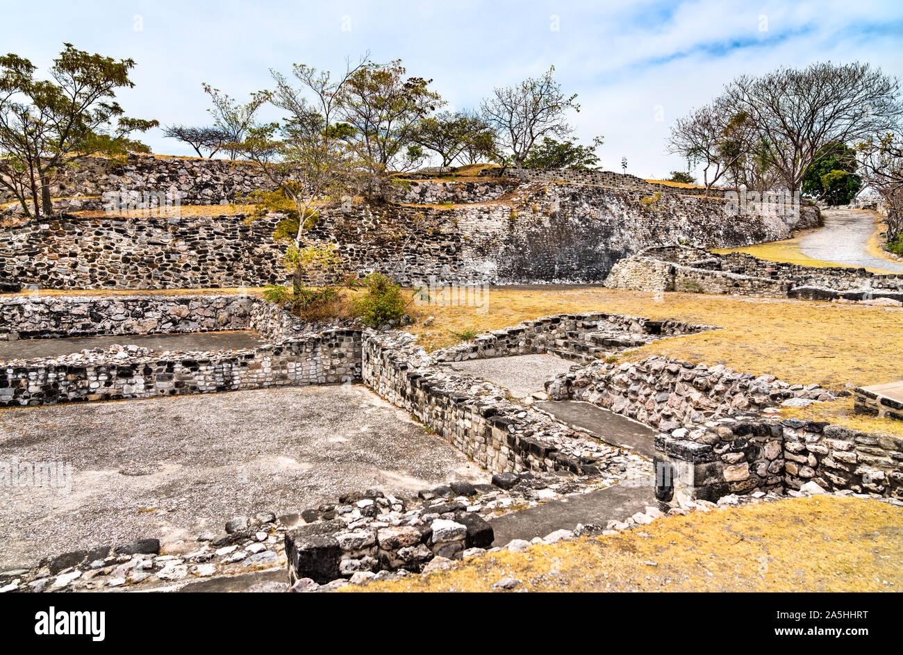 Xochicalco sito archeologico in Messico Foto Stock