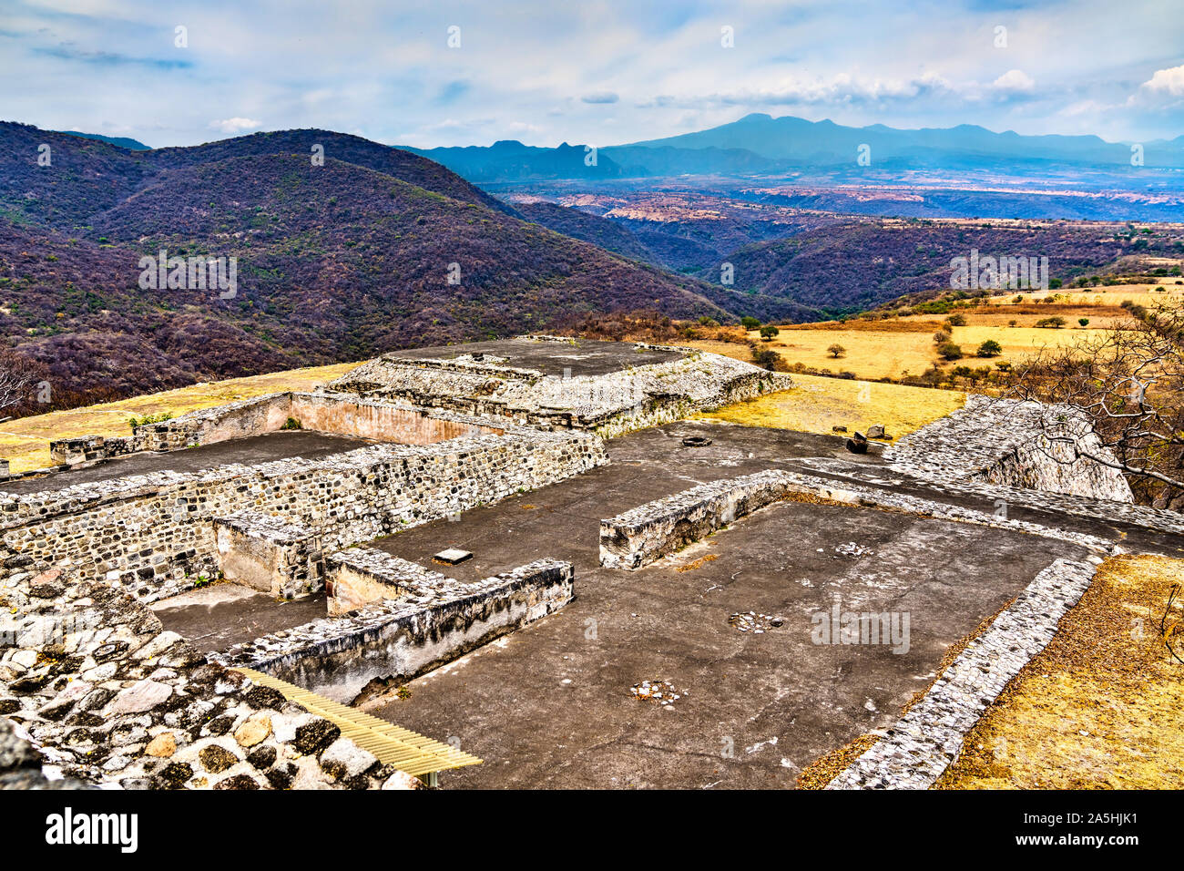 Xochicalco sito archeologico in Messico Foto Stock