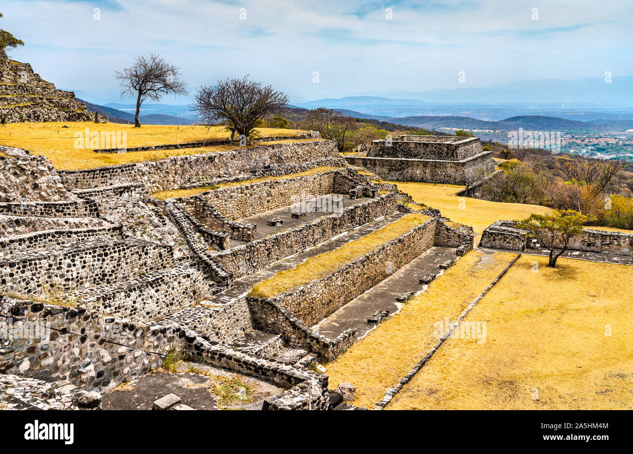 Xochicalco sito archeologico in Messico Foto Stock