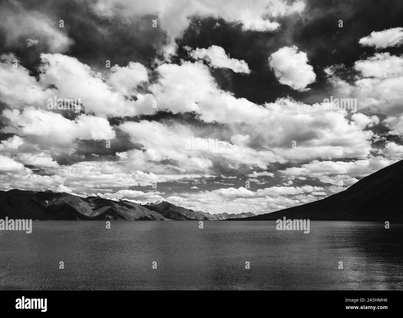 Lago Pangong Foto Stock