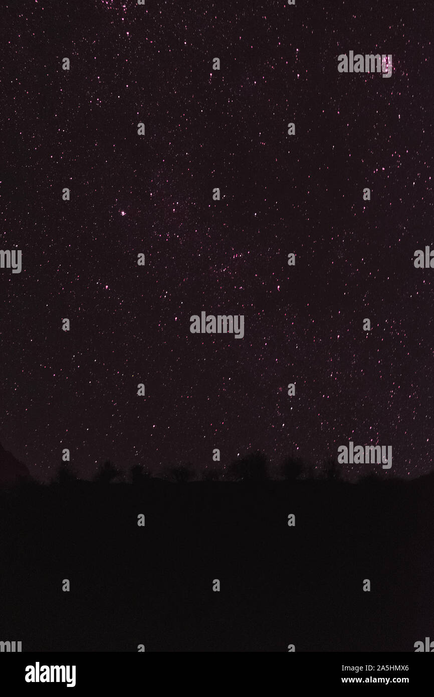 Via Lattea e stelle Foto Stock