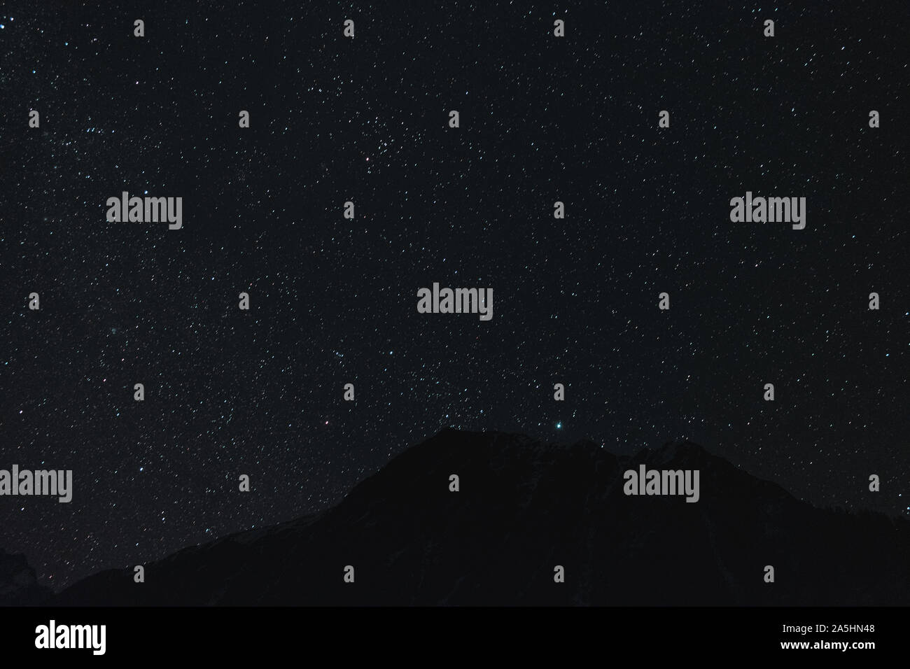 Via Lattea e stelle Foto Stock