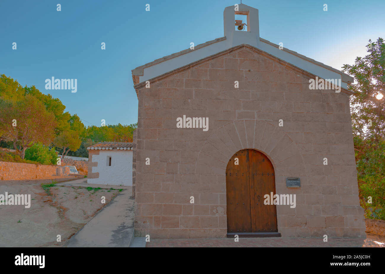 Eremo di Santa Anna una icona culturale della città Benissa in Spagna Foto Stock