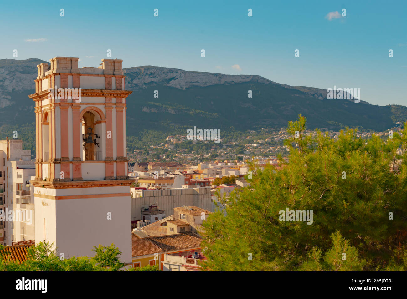 Parrocchia di Nostra Senyora de la Assumpcio in Denia Foto Stock