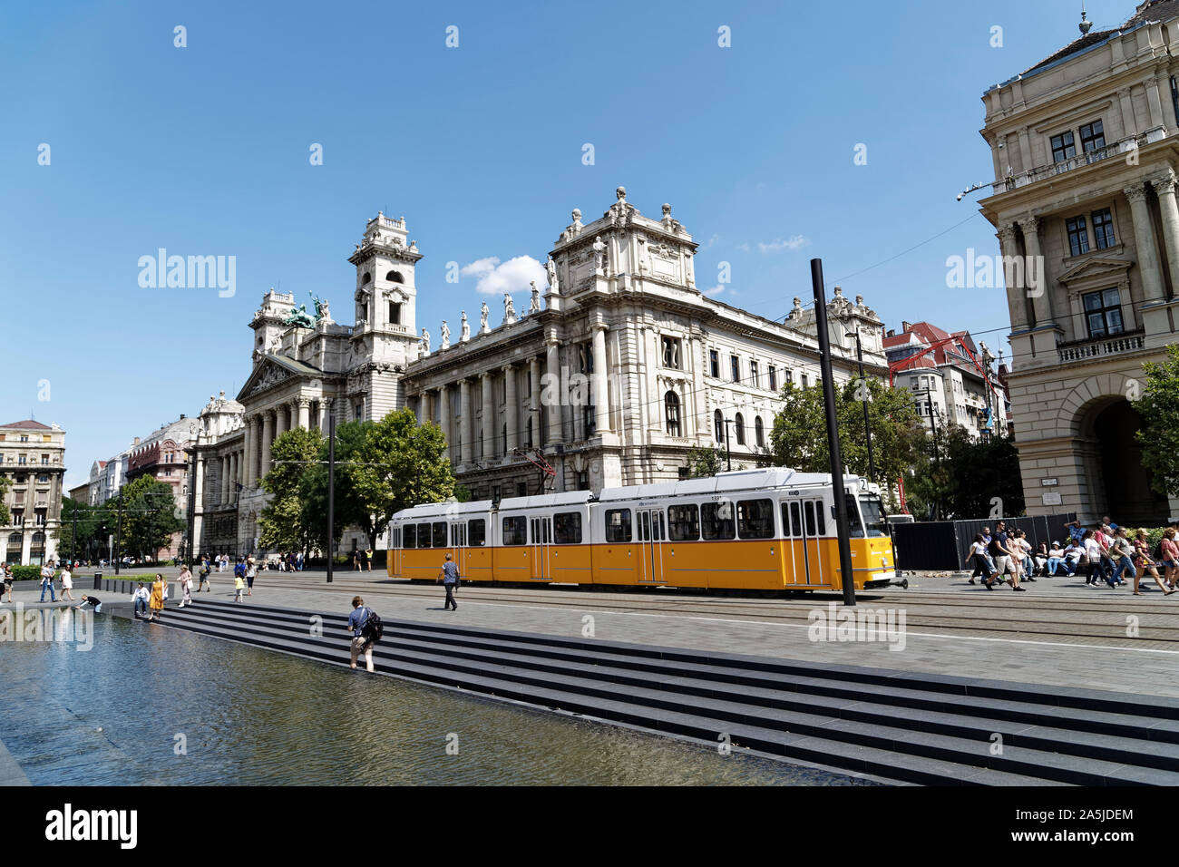 Budapest, Ungheria. Il 16 agosto, 2019. Il Museo Etnografico (Néprajzi Muzeum) è un museo nazionale a Budapest, Ungheria. Credito: Bernard Menigault / Foto Stock