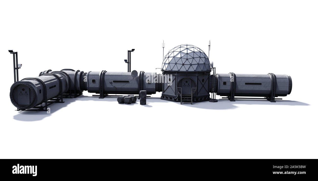 La ricerca di base, habitat per gli astronauti su Marte o Luna Foto Stock